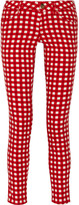Thumbnail for your product : M Missoni Checked mid-rise skinny jeans