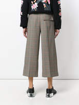 Thumbnail for your product : Dondup cropped checked trousers