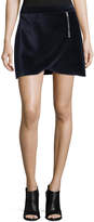Thumbnail for your product : Alice + Olivia A-Line Mini Velvet Tulip Skirt