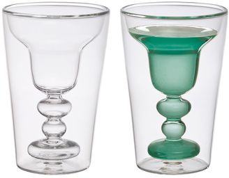 Bitossi Home Set Of 2 Margarita Glasses