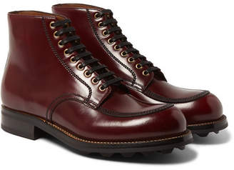 Prada Spazzolato Leather Boots