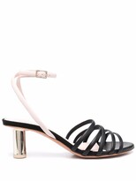 Thumbnail for your product : Anna Baiguera Azul leather strap sandals