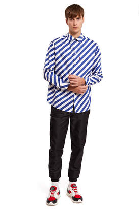 Kenzo Striped Button-Up Shirt