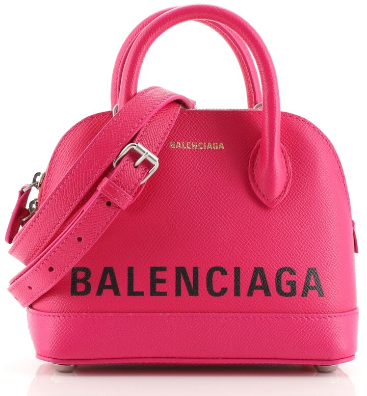 fluo pink balenciaga bag