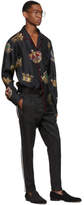 Thumbnail for your product : Dolce & Gabbana Black Silk Crown Pyjama Shirt