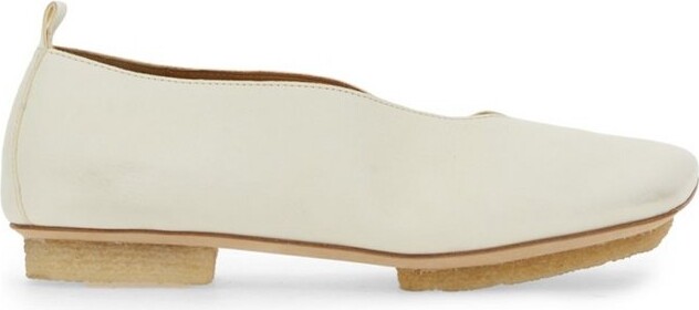 UMA WANG Asymmetric Toe Slip-On Ballerinas