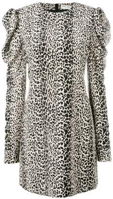 Saint Laurent leopard print dress