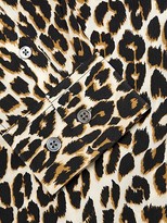 Thumbnail for your product : Equipment Slim Signature Silk Leopard Print Shirt