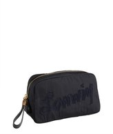 Thumbnail for your product : Lanvin dark blue nylon cosmetic case