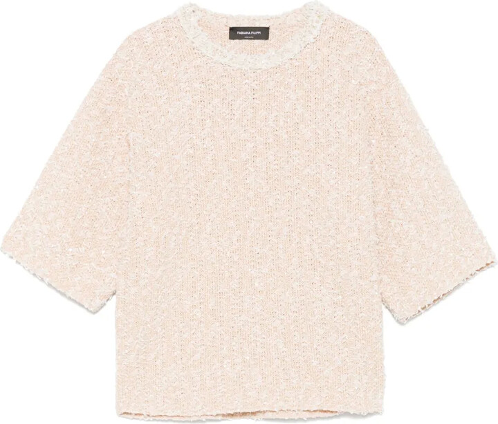 Fabiana Filippi tweed T-shirt