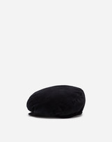 Thumbnail for your product : Dolce & Gabbana Stretch Velvet Flat Cap