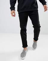 Thumbnail for your product : ASOS DESIGN tapered jeans in black