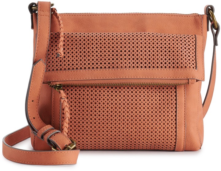 Sonoma Goods For Life Victoria Perforated Crossbody Bag ShopStyle