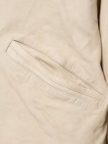 Thumbnail for your product : Giorgio Brato Reversible Leather Varsity Jacket