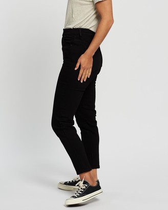 Silent Theory Women's Black High-Waisted - Sierra Mom Jeans - Size One Size, 6 at The Iconic