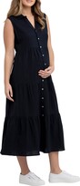 Thumbnail for your product : Ripe Maternity Tracy Sleeveless Linen Blend Maternity/Nursing Dress