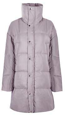 boohoo Womens Faye Boutique Funnel Neck Padded Jacket