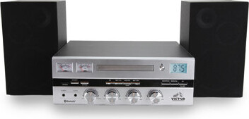 Victor 50 Watt Desktop CD Stereo System with Bluetooth