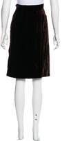 Thumbnail for your product : Saint Laurent Vintage Velvet Skirt