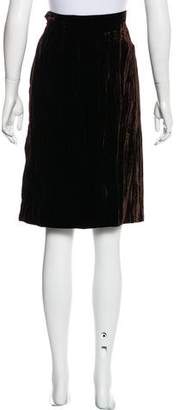 Saint Laurent Vintage Velvet Skirt