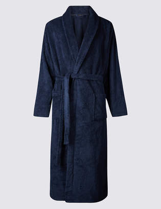 M&S Collection 2in Longer Supersoft Fleece Dressing Gown