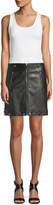 Thumbnail for your product : Elie Tahari Zoey Studded-Hem Leather Skirt