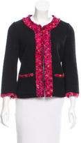 Thumbnail for your product : Kate Spade Collarless Woven Jacket