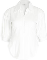 Thumbnail for your product : Tibi Corset Polo Zip Up Top
