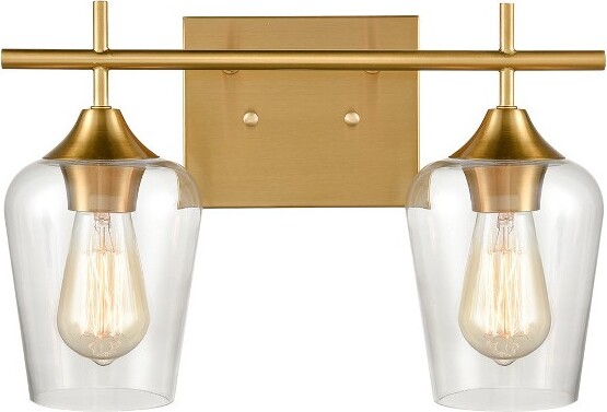 CLAXY CLAXYModernBathroomWallSconcesVanityBrassWallSconce