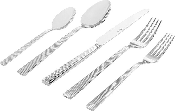 Martha Stewart Everyday Three Piece Stainless Steel Cutlery Set In Navy  Blue
