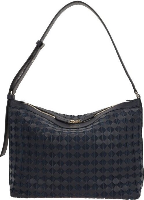 SERAPIAN Logo Detailed Zipped Shoulder Bag