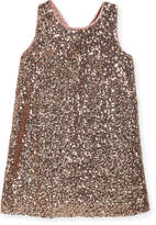Thumbnail for your product : Milly Sequin Bow-Back Shift Dress, Size 4-7