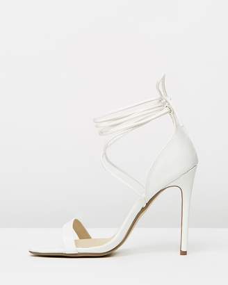 Missguided Lace-Up Barely There Heels