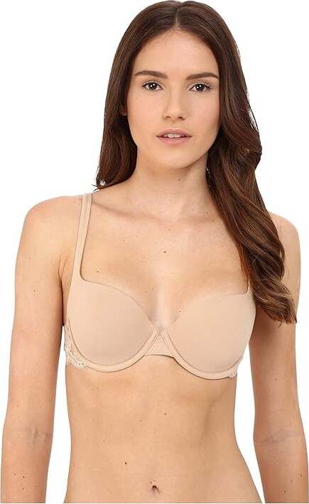 La Perla Souple T-Shirt Bra Women's Bra Nude : 36E, Cotton/Lace/Polyamide