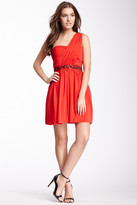 Thumbnail for your product : Jessica Simpson Pleated One Shoulder Dress