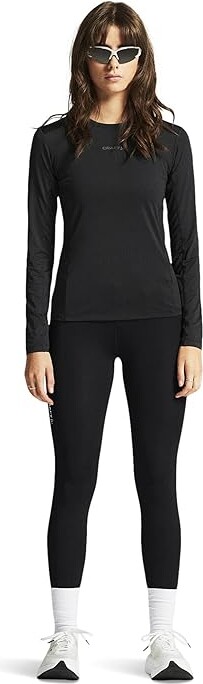 Craft Advance Essence Longsleeve T-Shirts 2 Women's Workout Black : MD, Elastane/Polyester