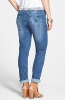 Thumbnail for your product : Hart Denim 'Taylor' Straight Leg Crop Jeans (Dark) (Juniors)
