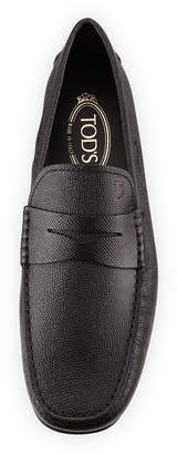 Tod's Men's Textured Leather Penny Driver