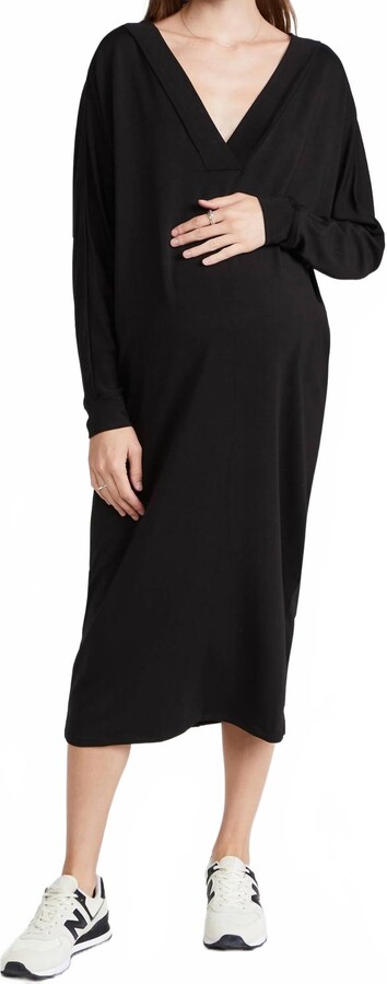 Hatch The Visitor Maternity Dress In Black
