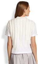 Thumbnail for your product : Risto Wool & Silk Mock Turtleneck Tee