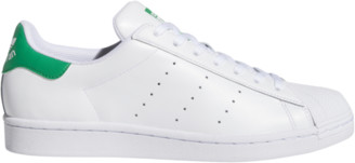 white with green stripe adidas