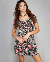 Thumbnail for your product : Wet Seal Floral Print A-Line Dress