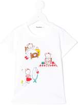 Thumbnail for your product : Familiar round neck printed T-shirt
