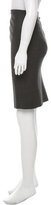 Thumbnail for your product : Akris Wool Knee-Length Skirt
