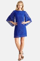 Thumbnail for your product : Donna Morgan Bell Sleeve Lace Shift Dress