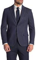 Thumbnail for your product : Tommy Hilfiger Two Button Notch Lapel Denim Knit Blazer