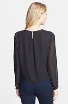 Thumbnail for your product : Vince Camuto Sequin Embroidered Front Blouse