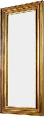 Cyan Turic Floor Mirror, Brass