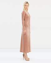 Thumbnail for your product : Long Sleeve Side Split Knit Dress