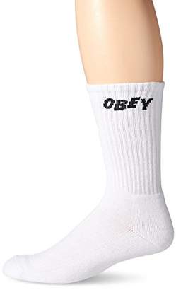 Obey Men's Jumbled Socks